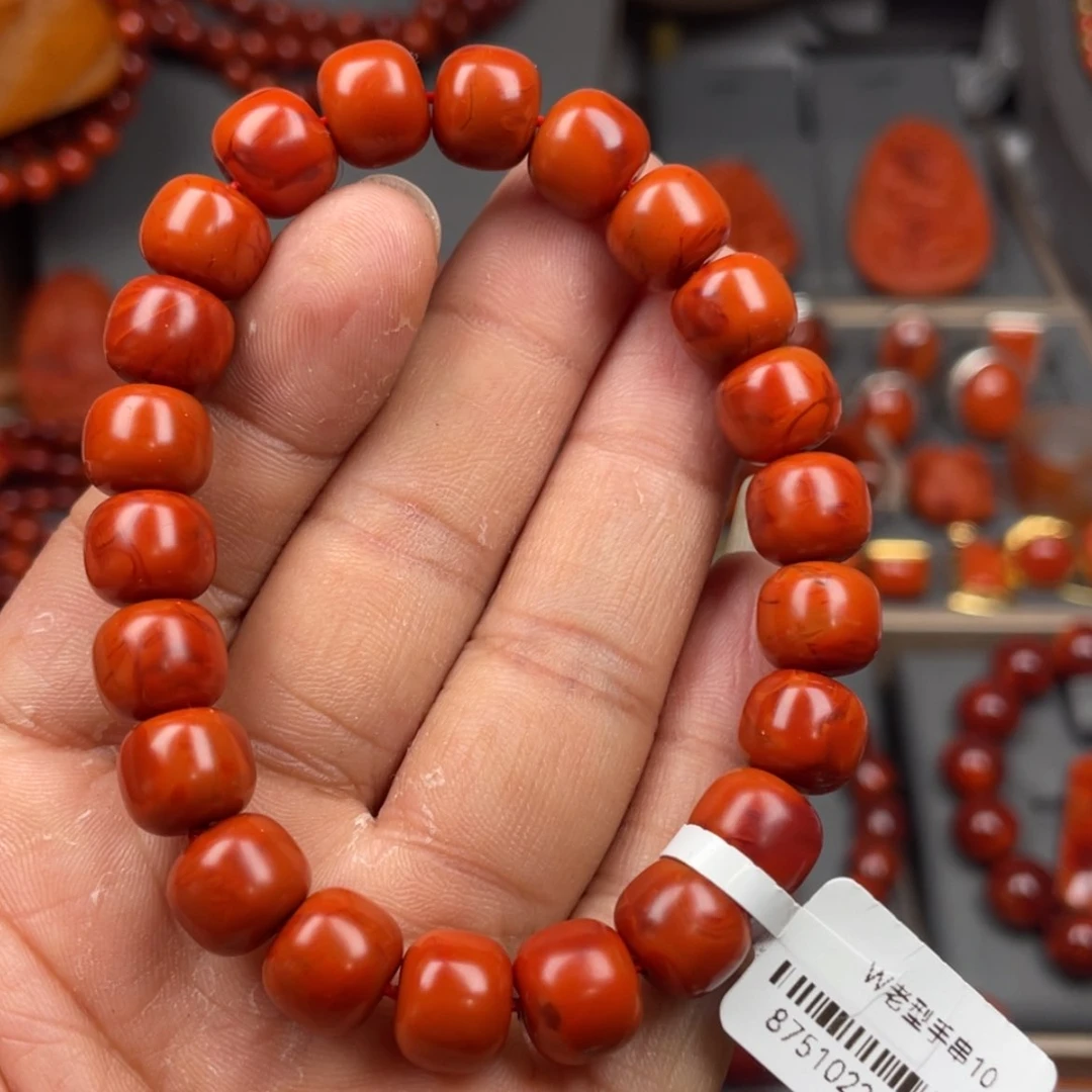 【闪购商品】南红玛瑙珠宝奇石未镶嵌单圈10