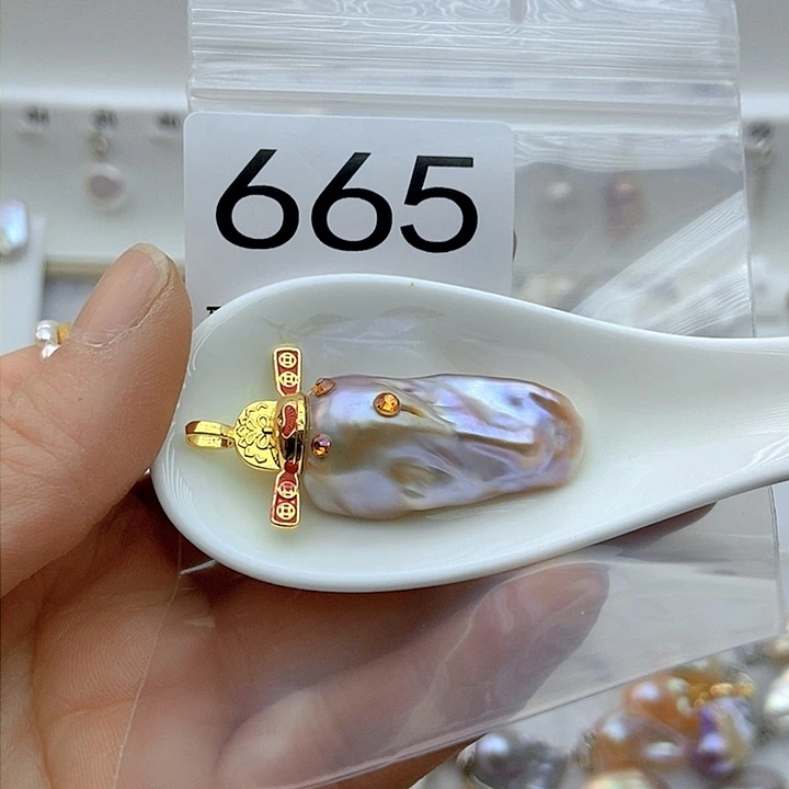 淡水珍珠颈饰银S925镶嵌