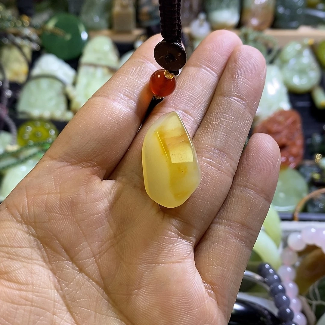 岫玉未镶嵌手镯钥匙扣