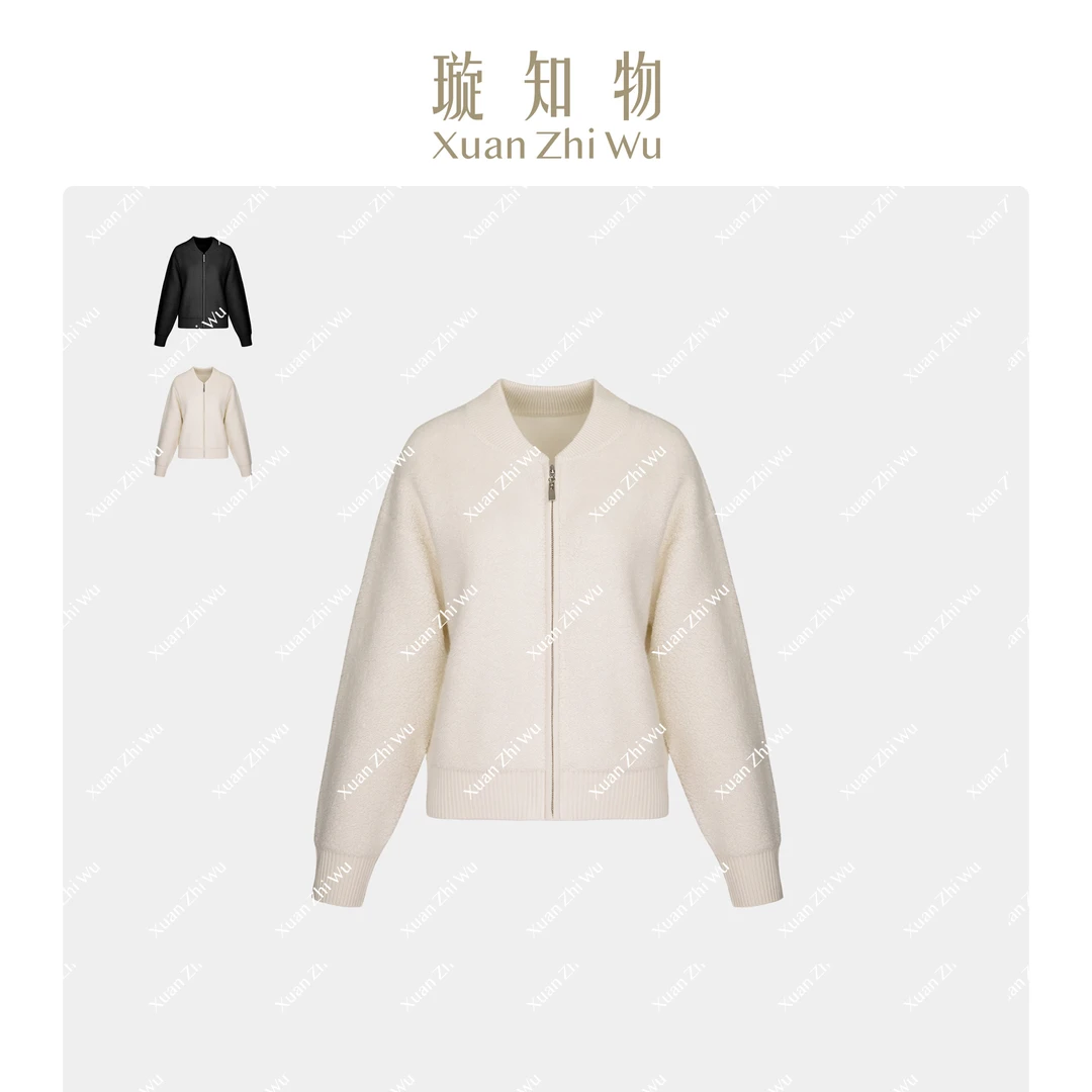 璇知物踏歌行圆领开衫 时尚休闲优雅感气质开衫王璇原创设计