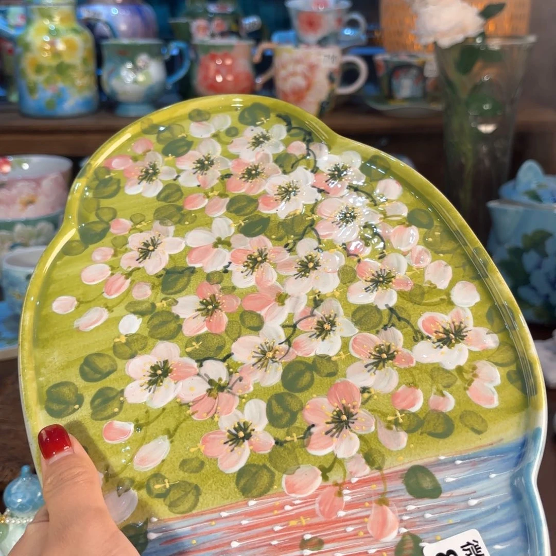 景德镇手绘高温釉下彩陶瓷茶具