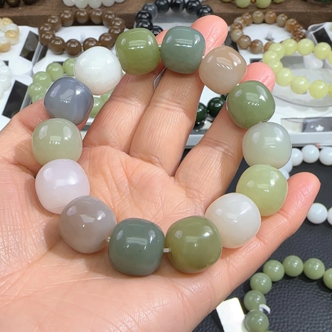 和田玉手链未镶嵌深****号