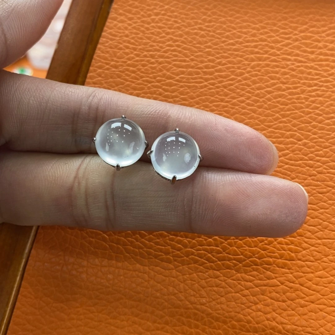 石英质玉吊坠(赠链)银S925镶嵌
