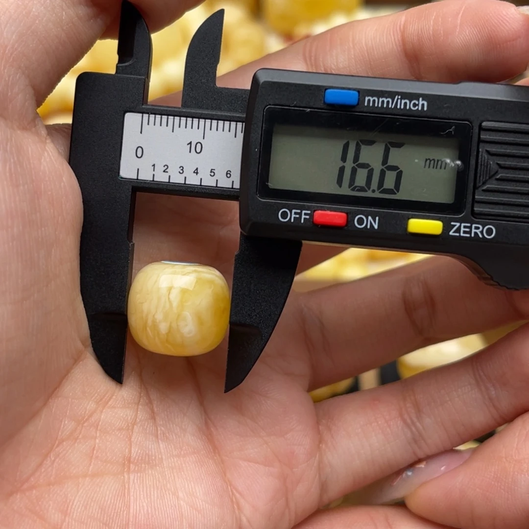 琥珀未镶嵌裸石蜜蜡墩子静