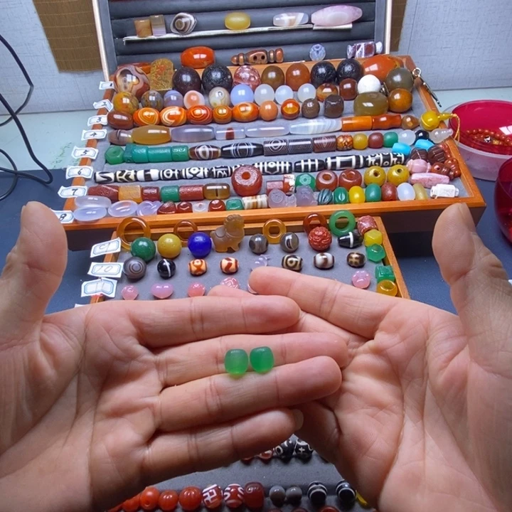 玛瑙/玉髓未镶嵌巴西玛瑙饰品桶珠