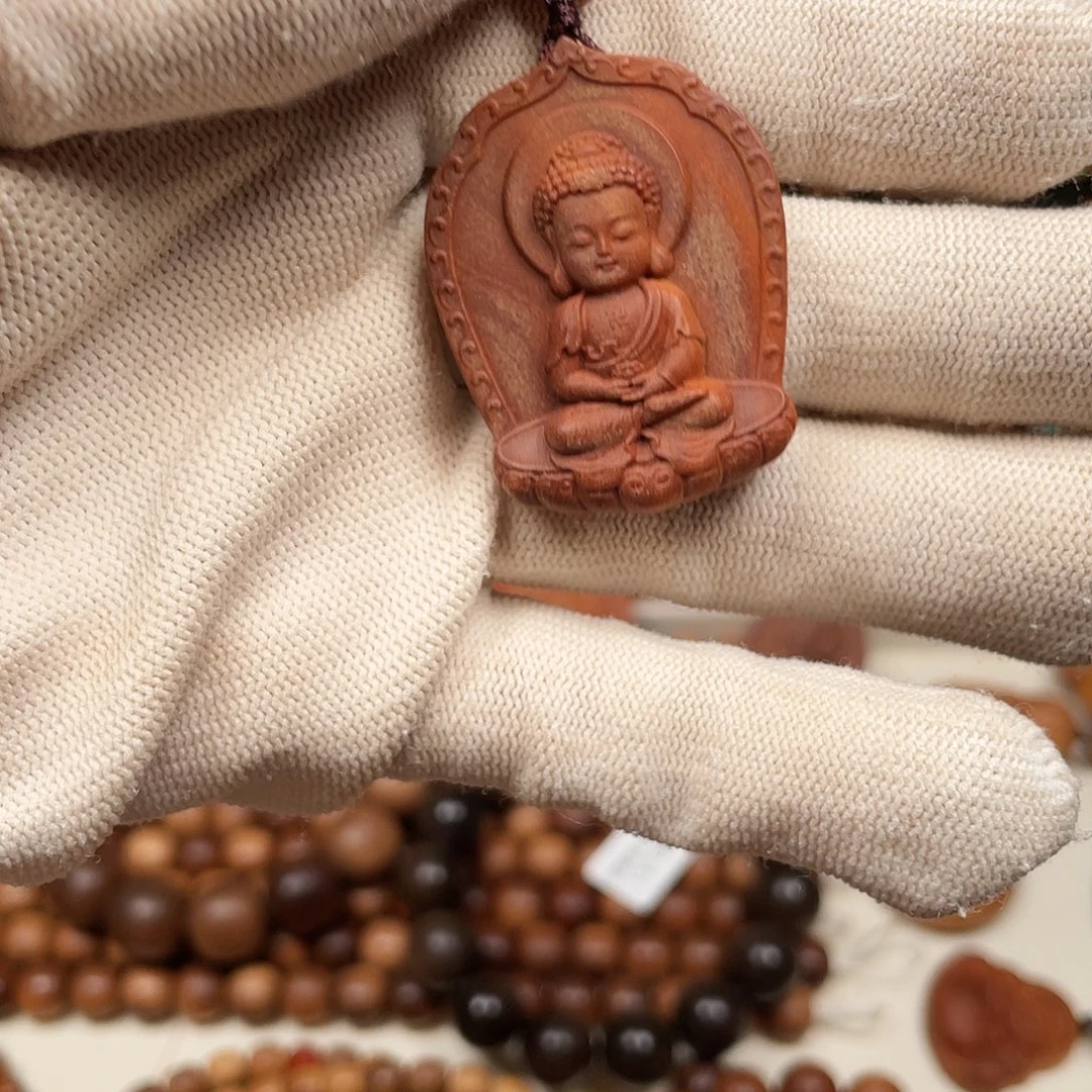 而***呢手串/手链檀香木老山檀香