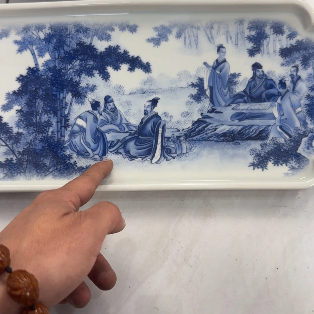 摆件竹林七贤干泡台