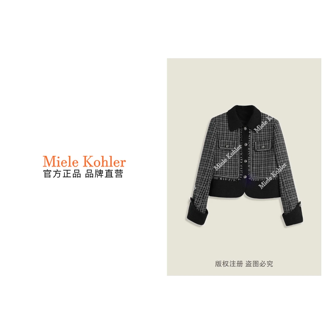 秋冬新款时尚小香风高级感气质长袖外套MKKQ627447