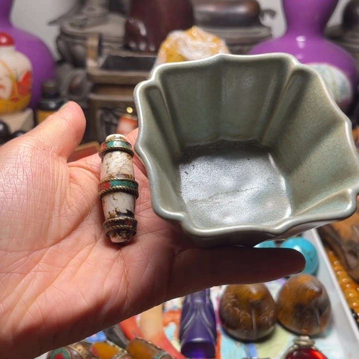 杯子精品汝窑主人杯