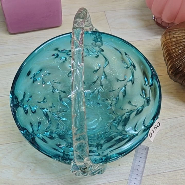 琉璃重工提篮摆件微瑕不售后介意