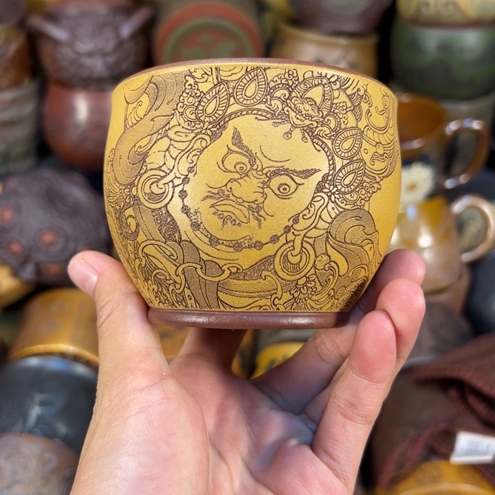 蛋***仔茶杯紫砂宜兴紫砂杯子