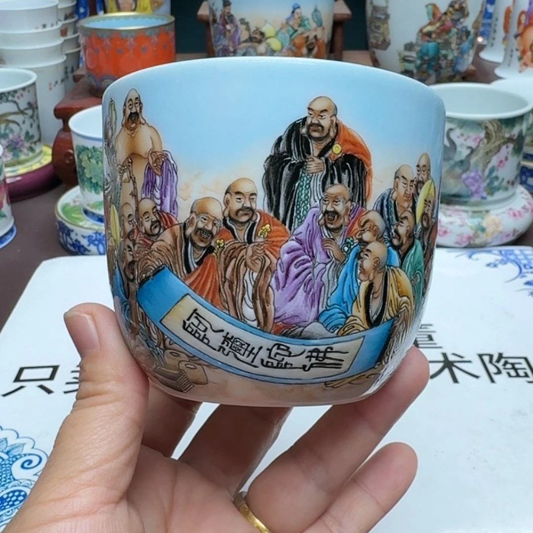 景德镇手工手绘展示