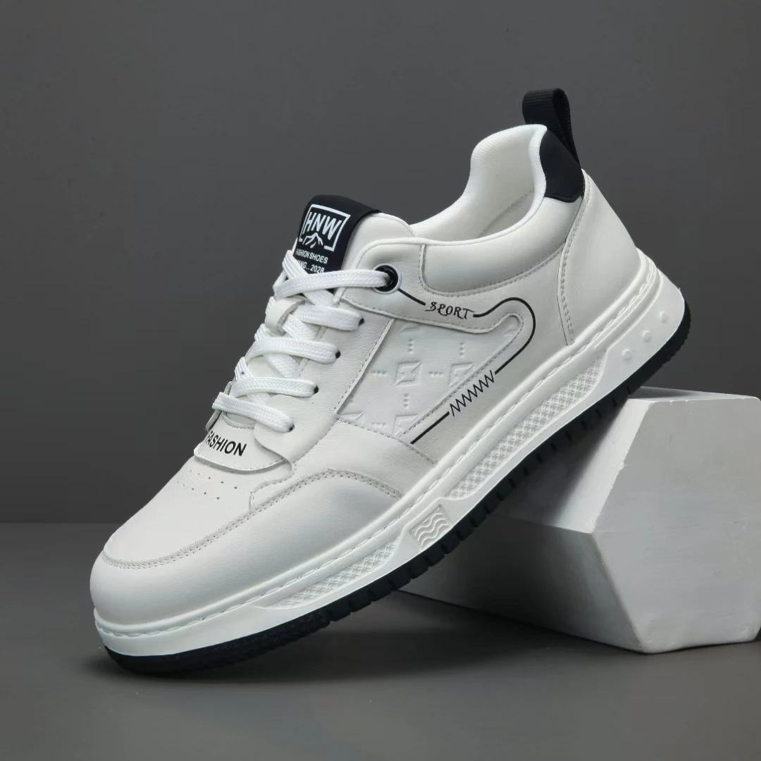 【断码特价】男士头层牛皮板鞋