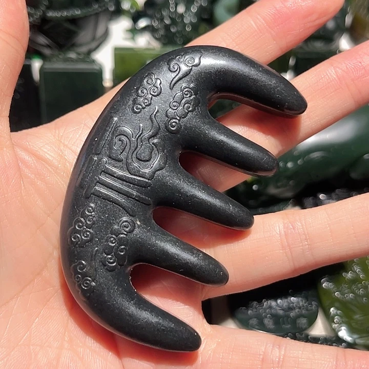 黄***豆蛇纹石玉未镶嵌颈饰