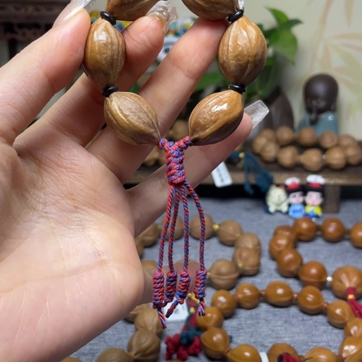 手串/手链橄榄核晴**?梅林铁核手捻16