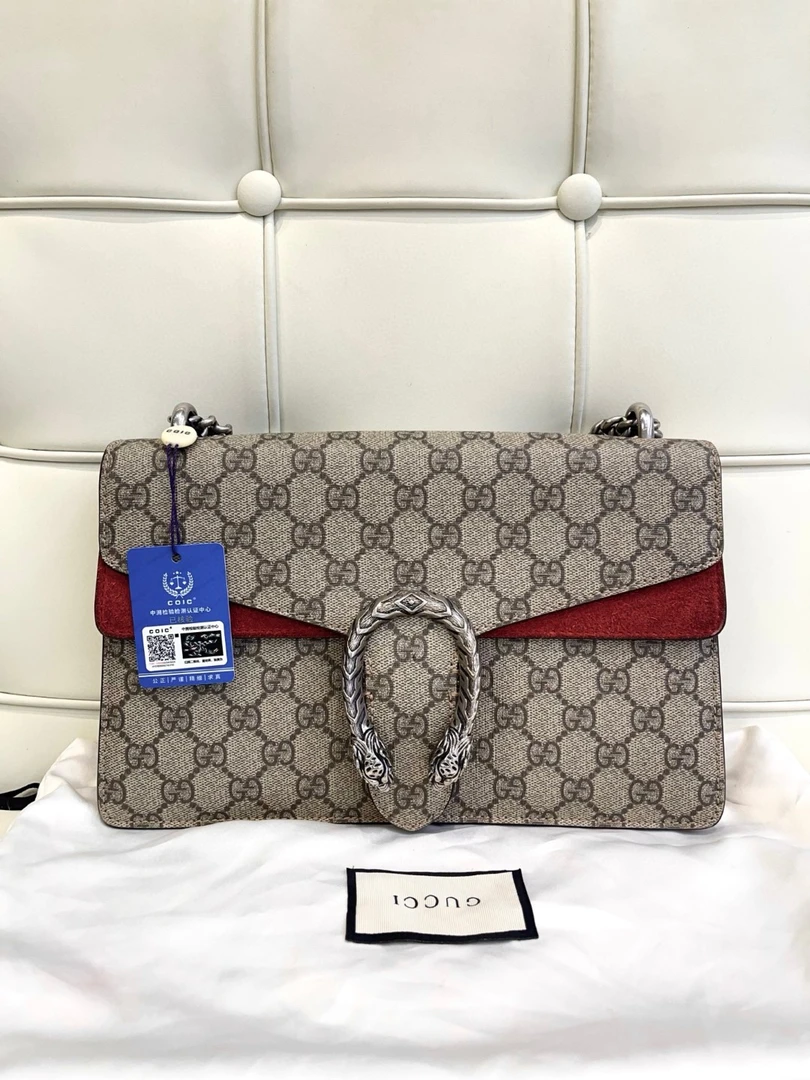 95新 GUCCI/古驰 118919 古驰中号酒神斜挎包