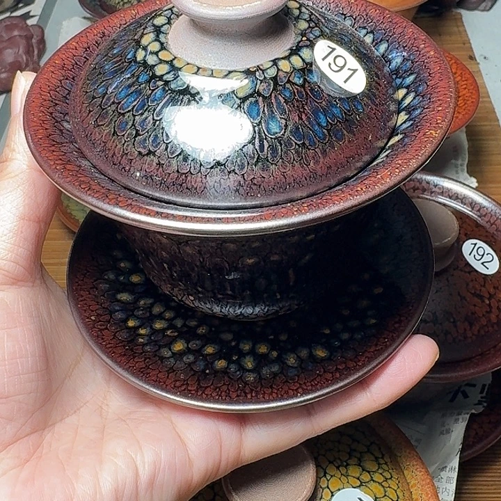 茶盏191 坚记茶盏摆件