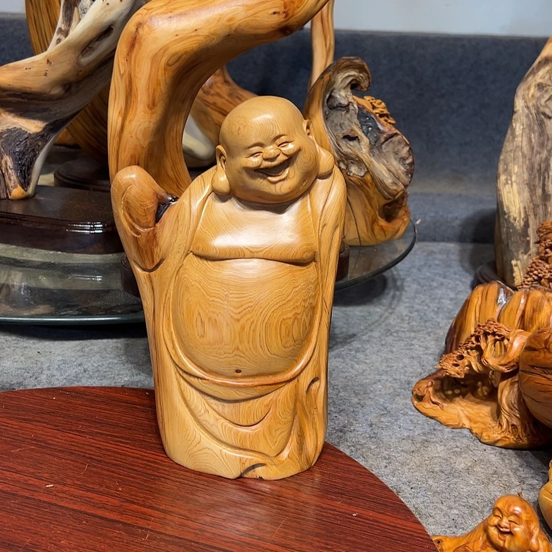 柏木（崖柏）伊*人崖柏木手把件摆件