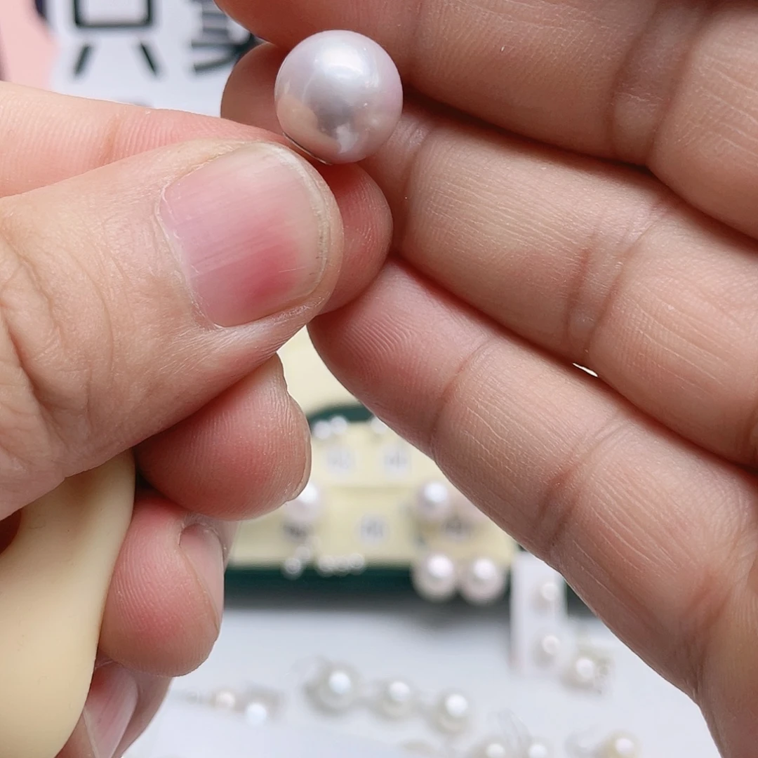 小***昕耳饰淡水珍珠银S925镶嵌