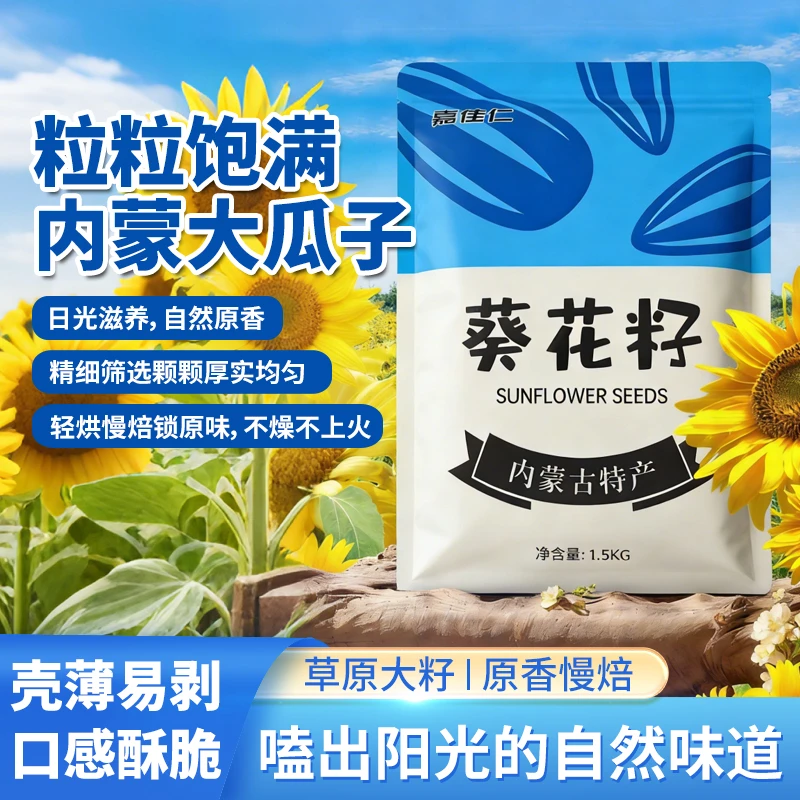 内蒙大瓜子严选内蒙古黄金产地大瓜子古法慢焙香脆天成原味