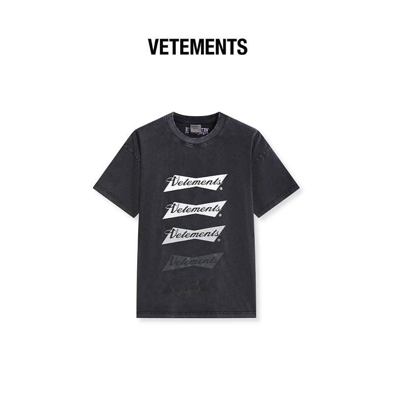 VETEMENTS定制定染时尚百搭经典潮流男女款短袖T恤35352019