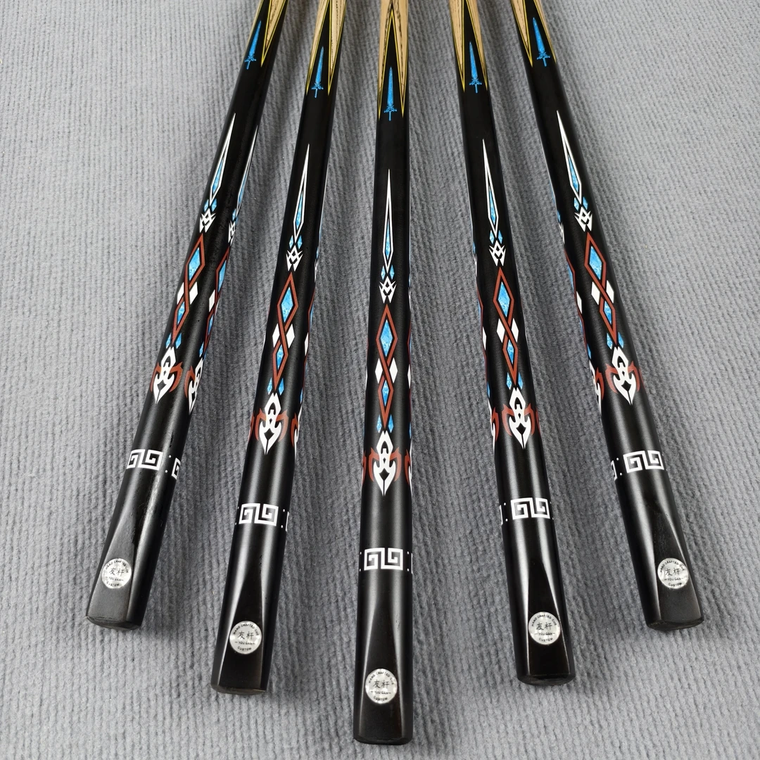 干将同款打印台球杆小头杆推荐中式黑八专用球房公杆一体会员通杆