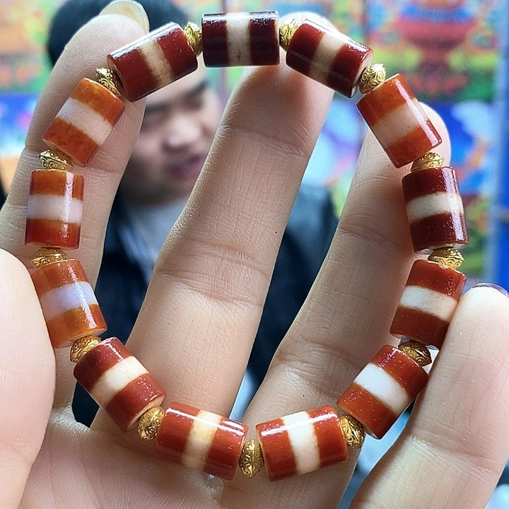 玛瑙/玉髓（覆膜）未镶嵌手链