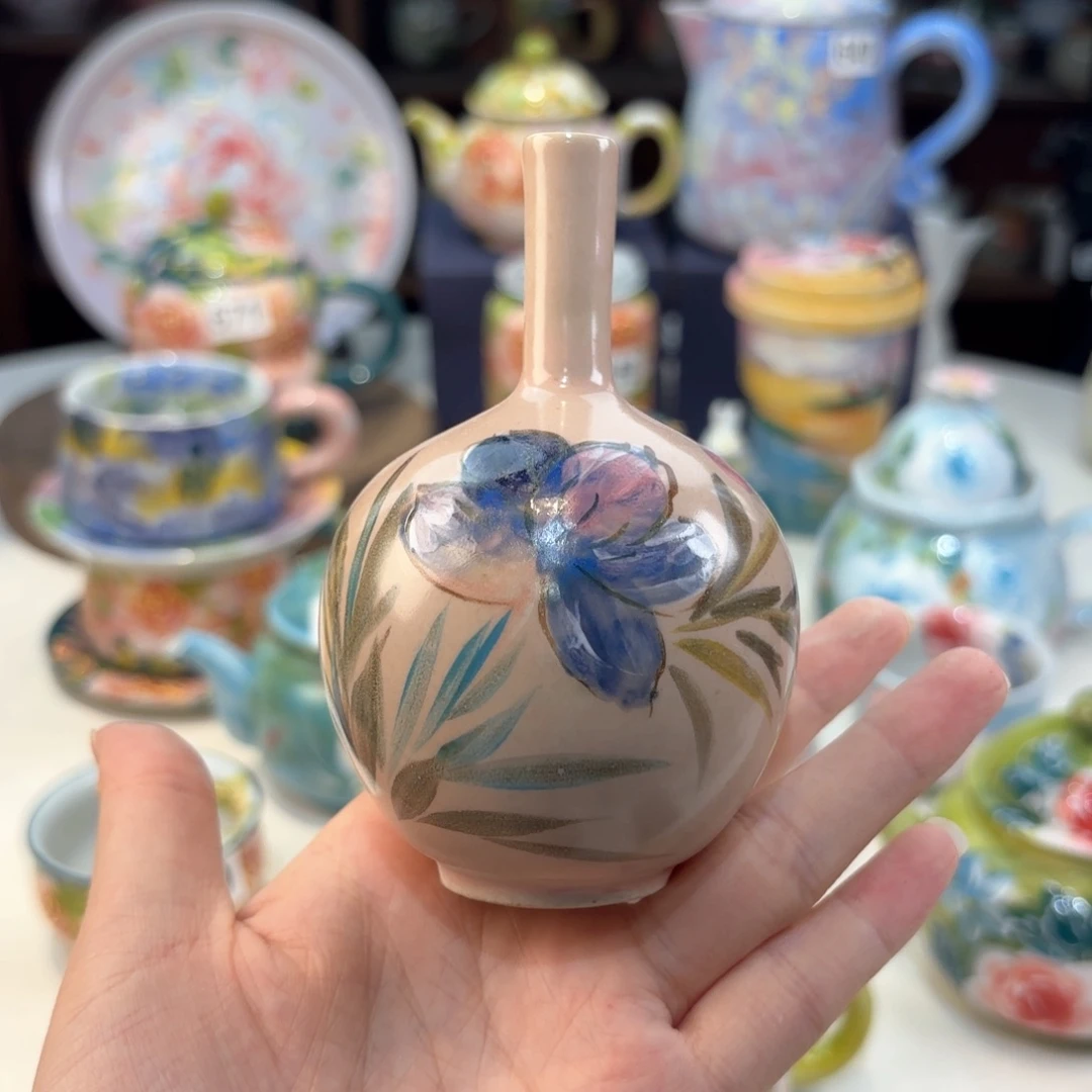 景德镇手绘高温釉下彩陶瓷茶具