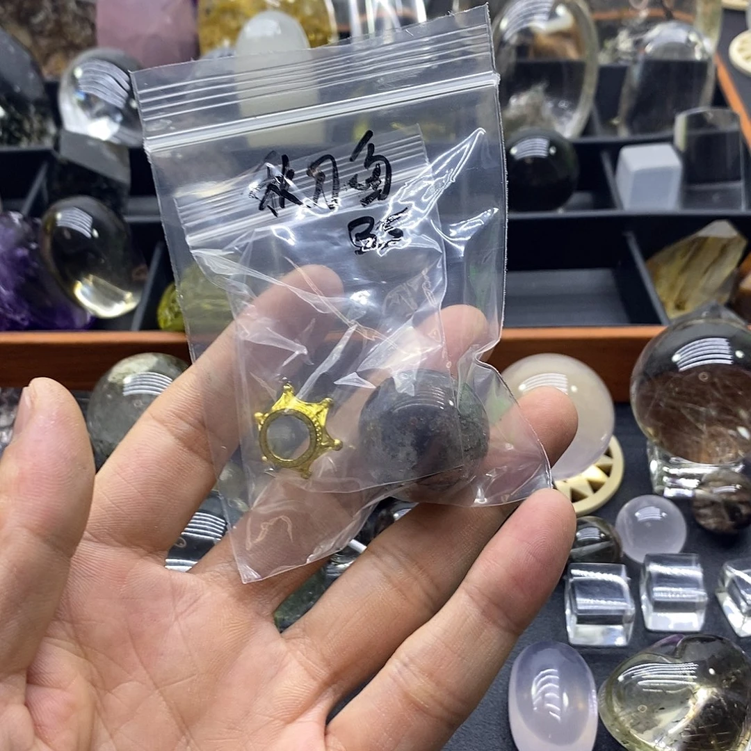 秋***)水晶珠宝半成品未镶嵌