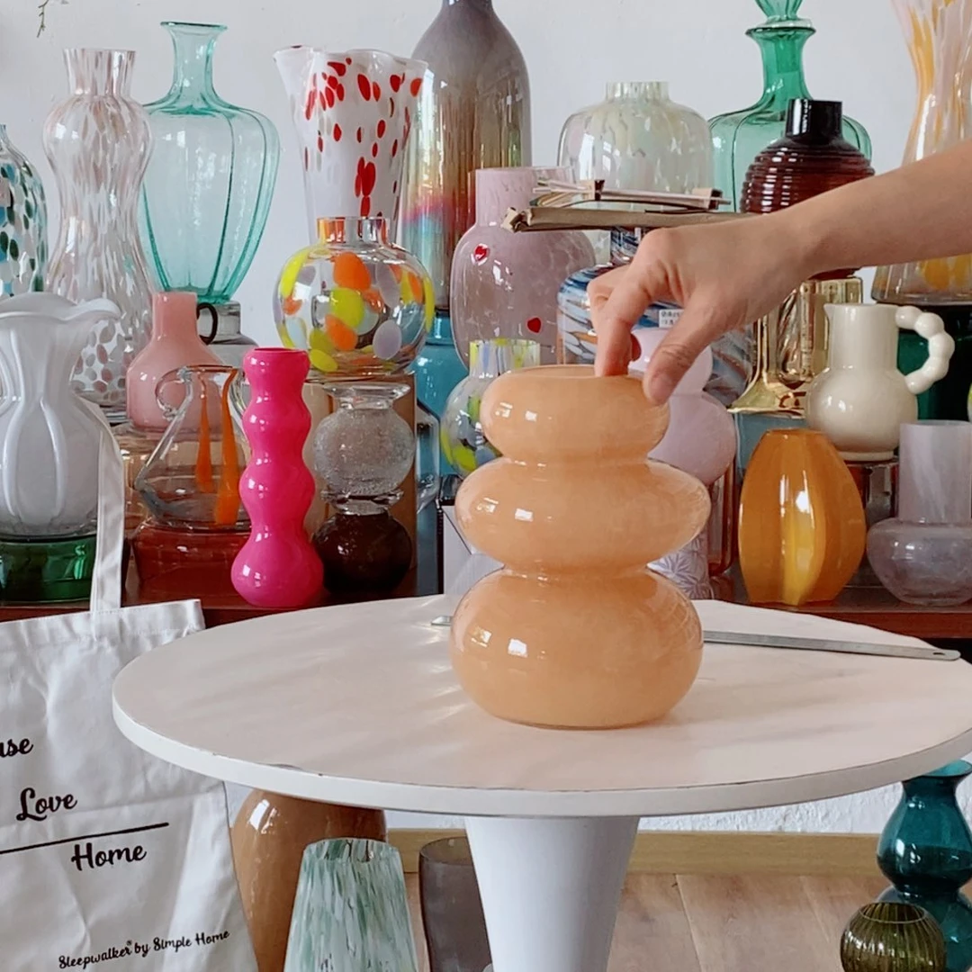 花瓶原色瑕疵口5.5高18