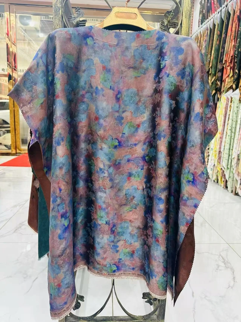 鸢尾花布头，一经剪裁不支持退换