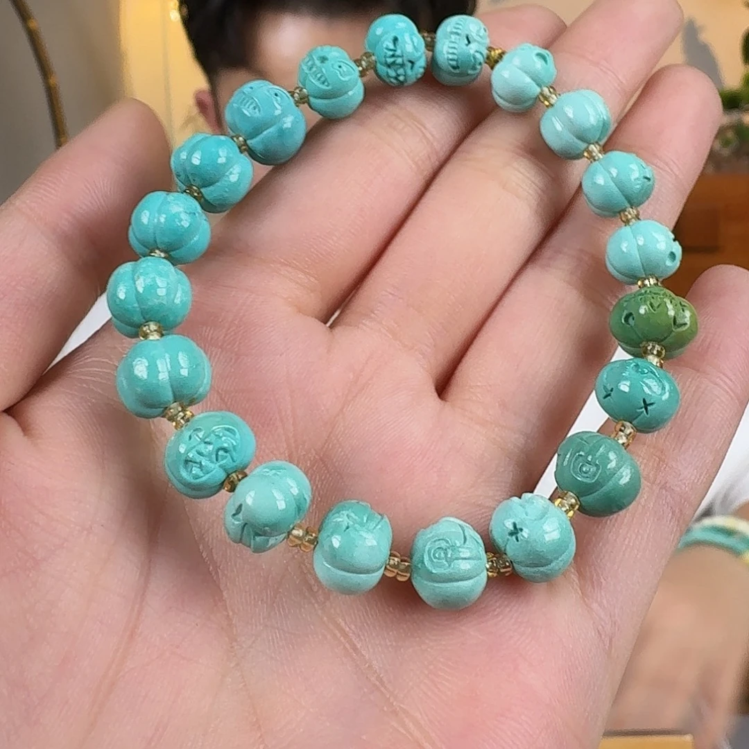 绿松石未镶嵌挂件