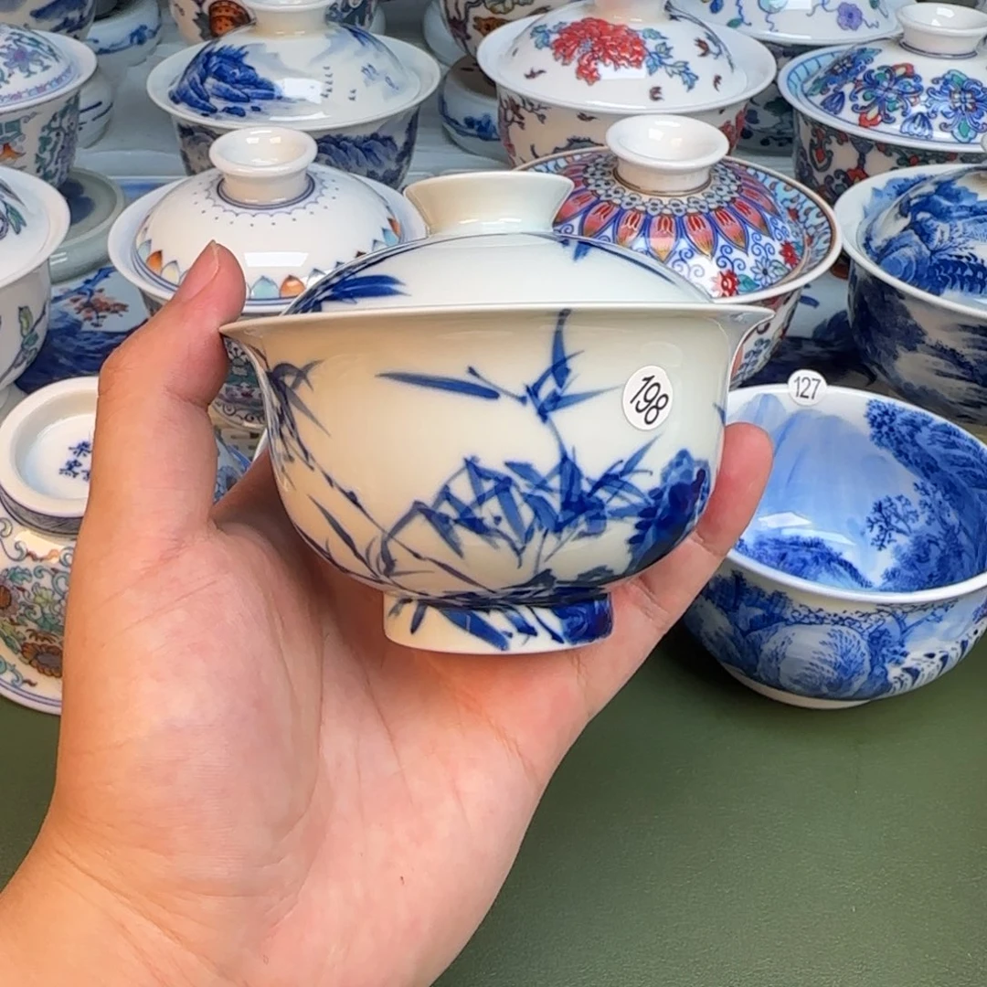 彦祖纯手工手绘茶具198