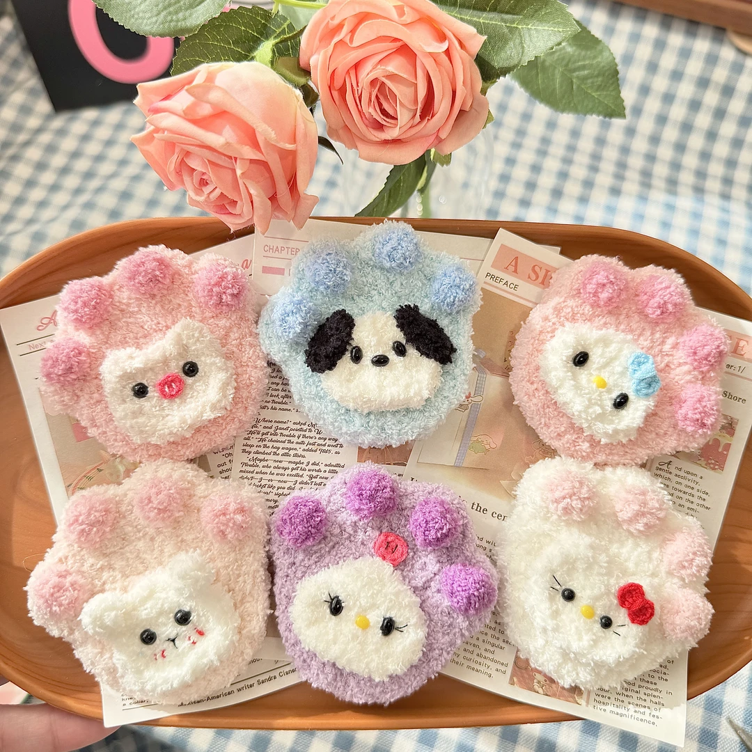 【文创好物】变装猫爪包挂摆件非遗手工毛线钩织成品