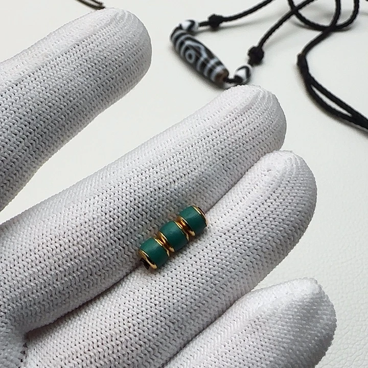 广***配绿松石未镶嵌珠子