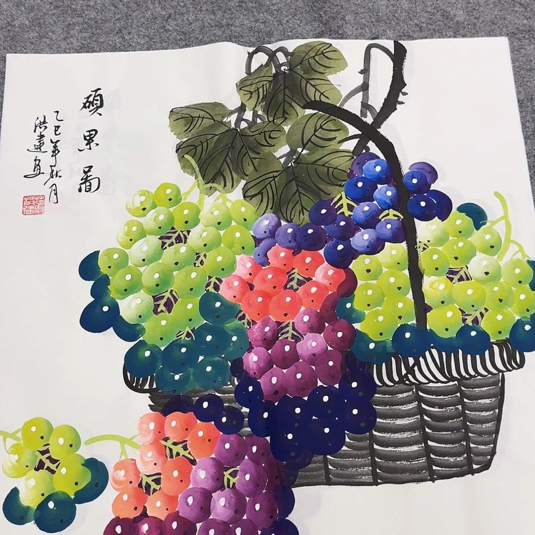 国画事事如意万事顺利