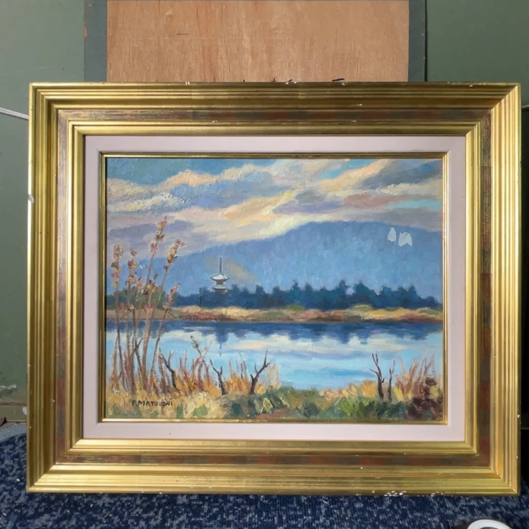 中古框画不退不换有些瑕疵