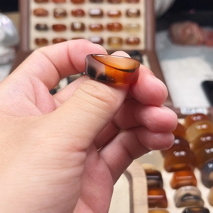 玛瑙/玉髓未镶嵌戒指3