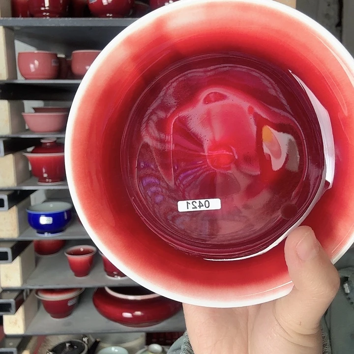 瓷片景德镇郎红陶瓷