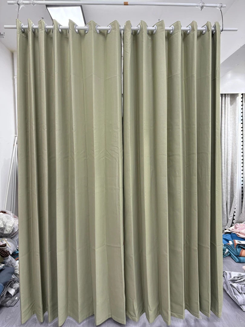 素雅孤品窗帘浅抹茶342