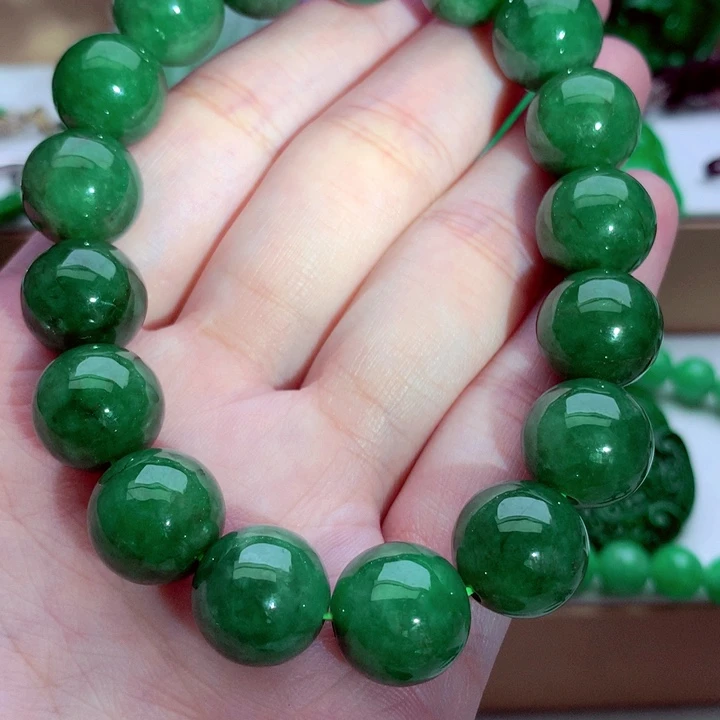 翡翠未镶嵌手串手串
