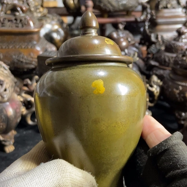 铜器工艺品摆件香炉摆件