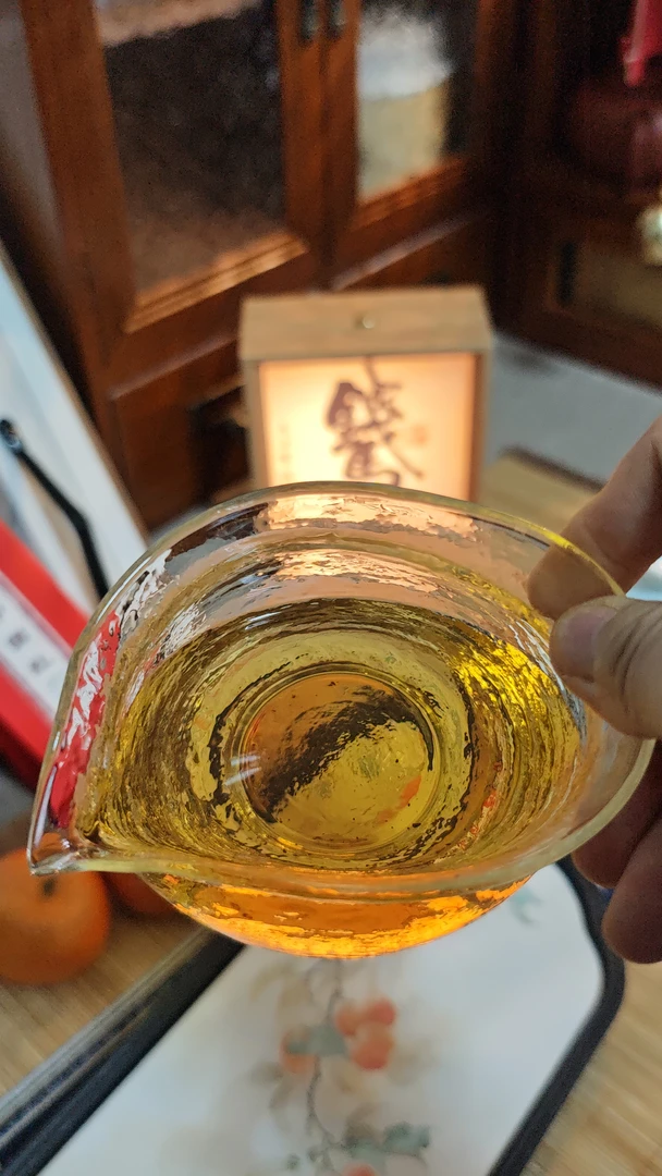 玻璃办公室绿色陶瓷公道杯茶具创意锤纹分茶高档简约大号茶道防烫