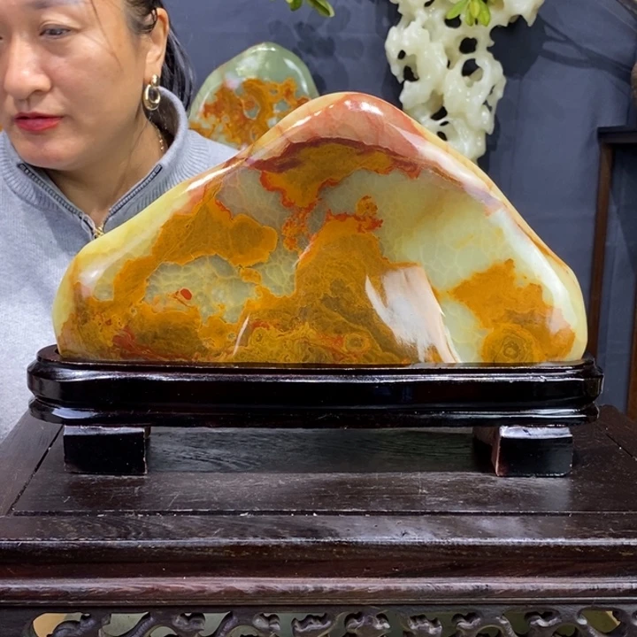 石材精品古青石摆件