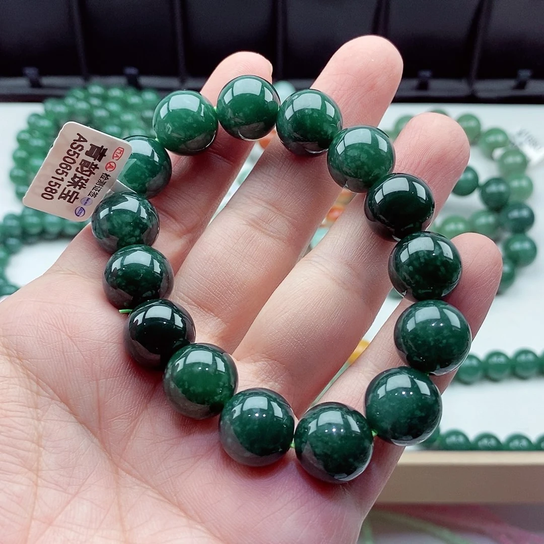 翡翠未镶嵌毛衣链