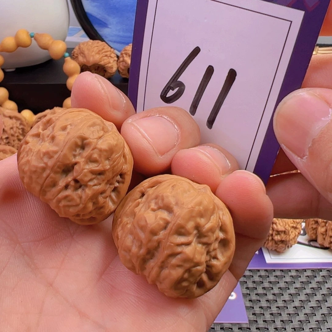 文玩核桃把件全品小蛤蟆头30+尺寸611号