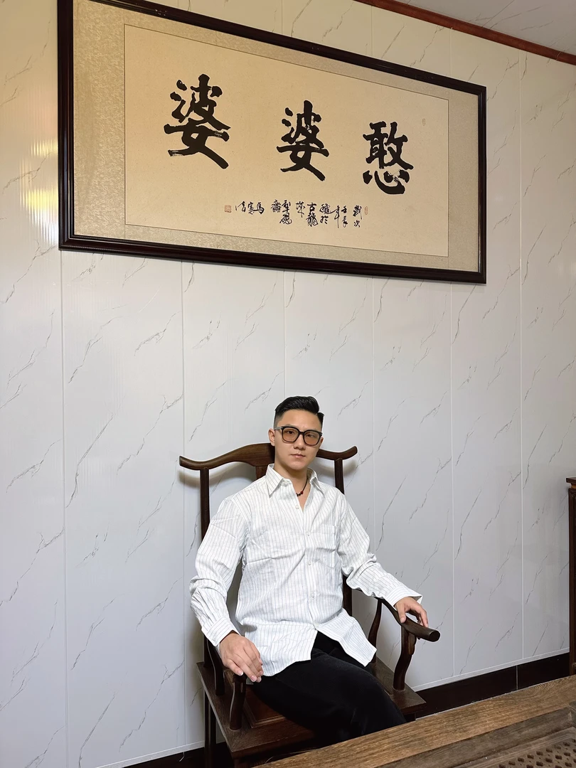 憨婆婆细纱全棉衬衫