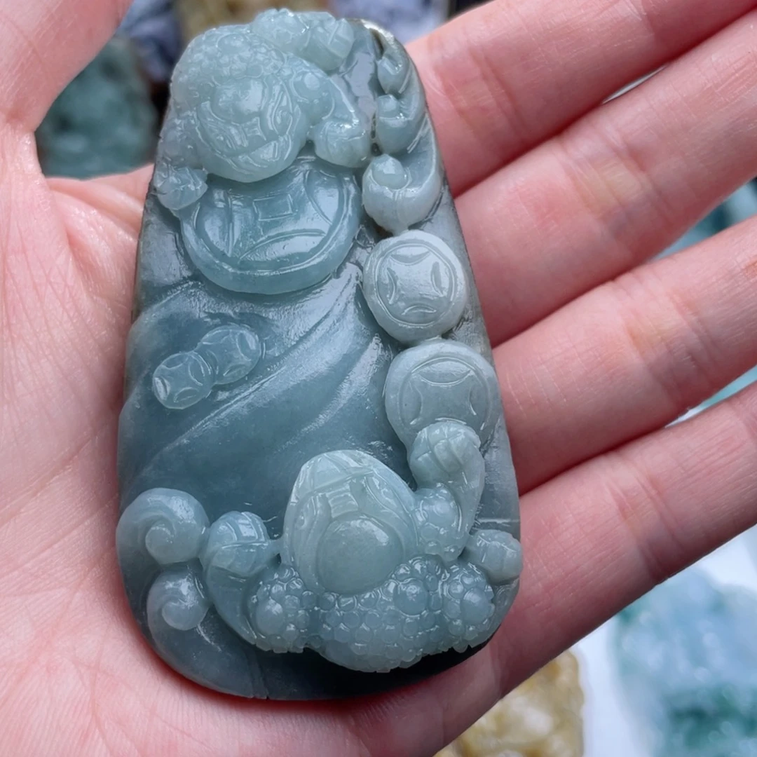 定制翡翠未镶嵌毛货