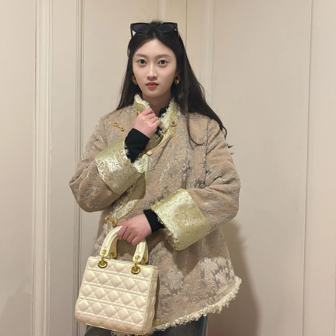 【素灰融青】藏式加厚女外套加厚保暖显瘦冬季套装复古民族风藏装