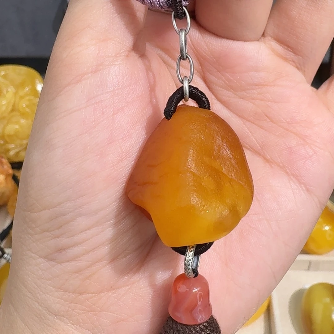 裸石琥珀未镶嵌你